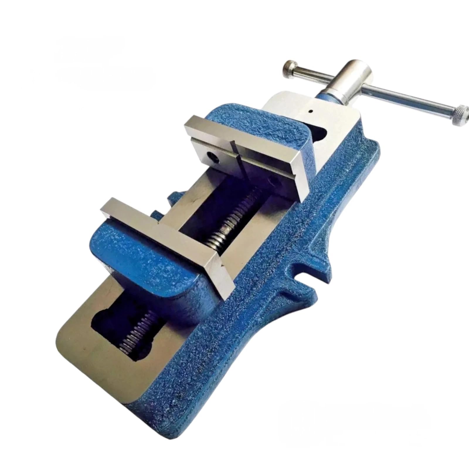 4" Self Centering Milling Machine Vice Blue Type | 100mm Precision Engineering Vise with Hardened Vee Jaws