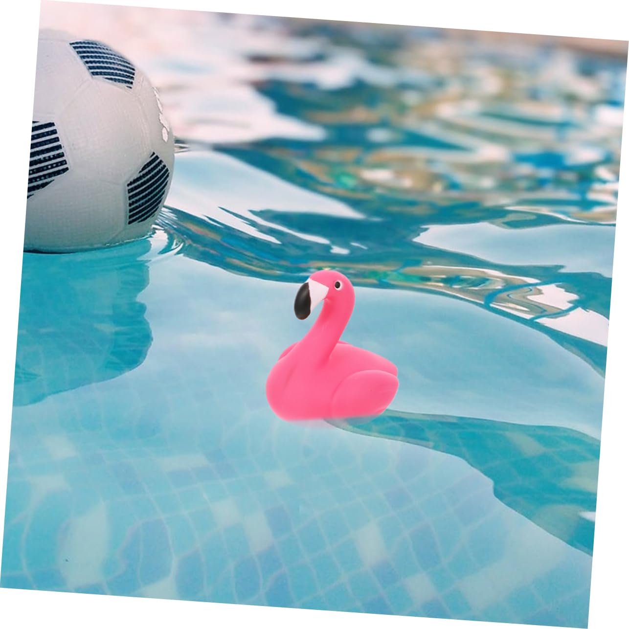 TOYANDONA 2 ensembles Thermomètre À Eau Flamingo Pour Piscines Spas Spa Pour Bain À Remous Piscine Flottant 2 pièces * 2