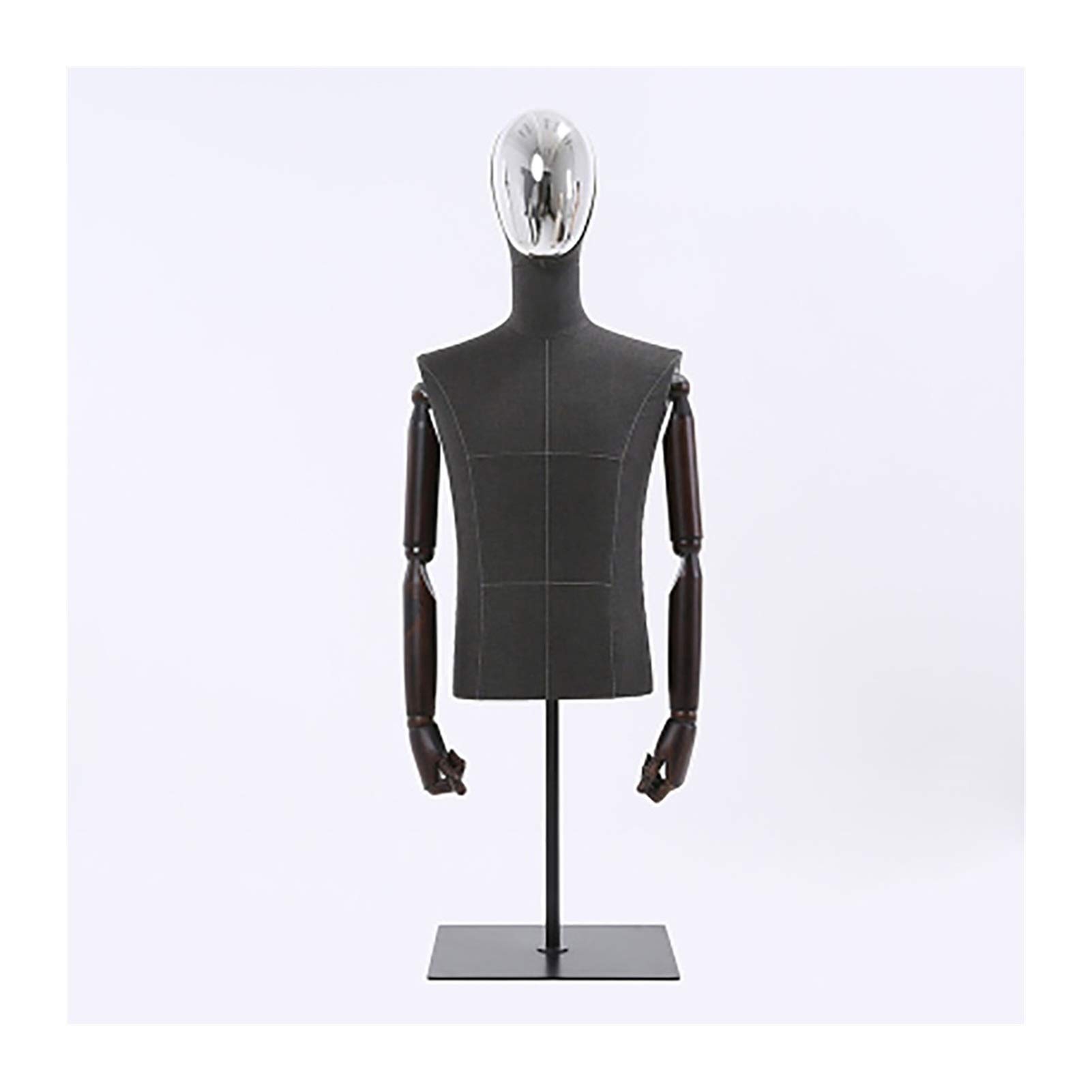 Buy Counter Top Half Male Mannequins, Plastic Body Torso with Head and