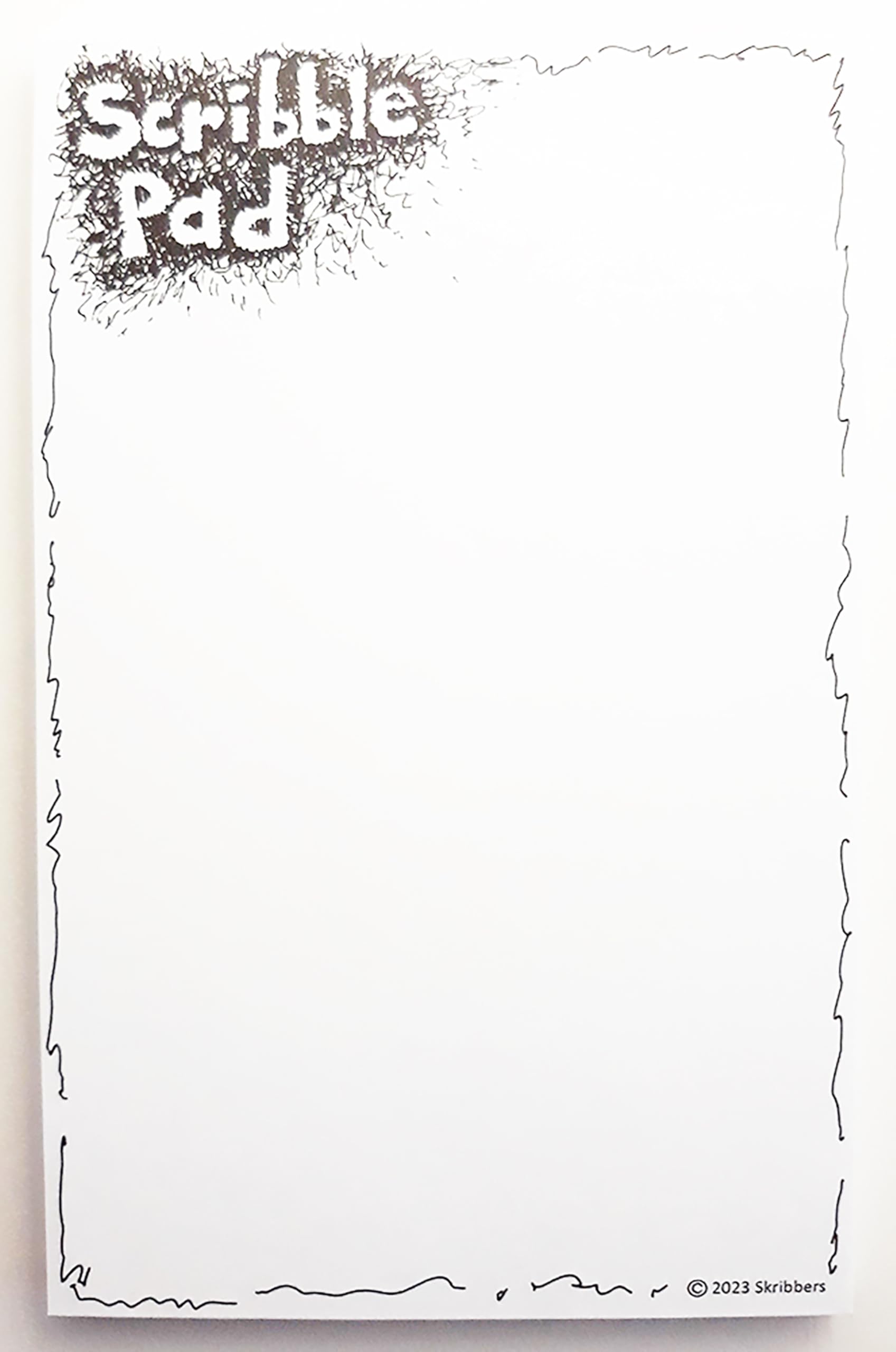 ScribblePad The A Funny Novelty Notepad Printed ...