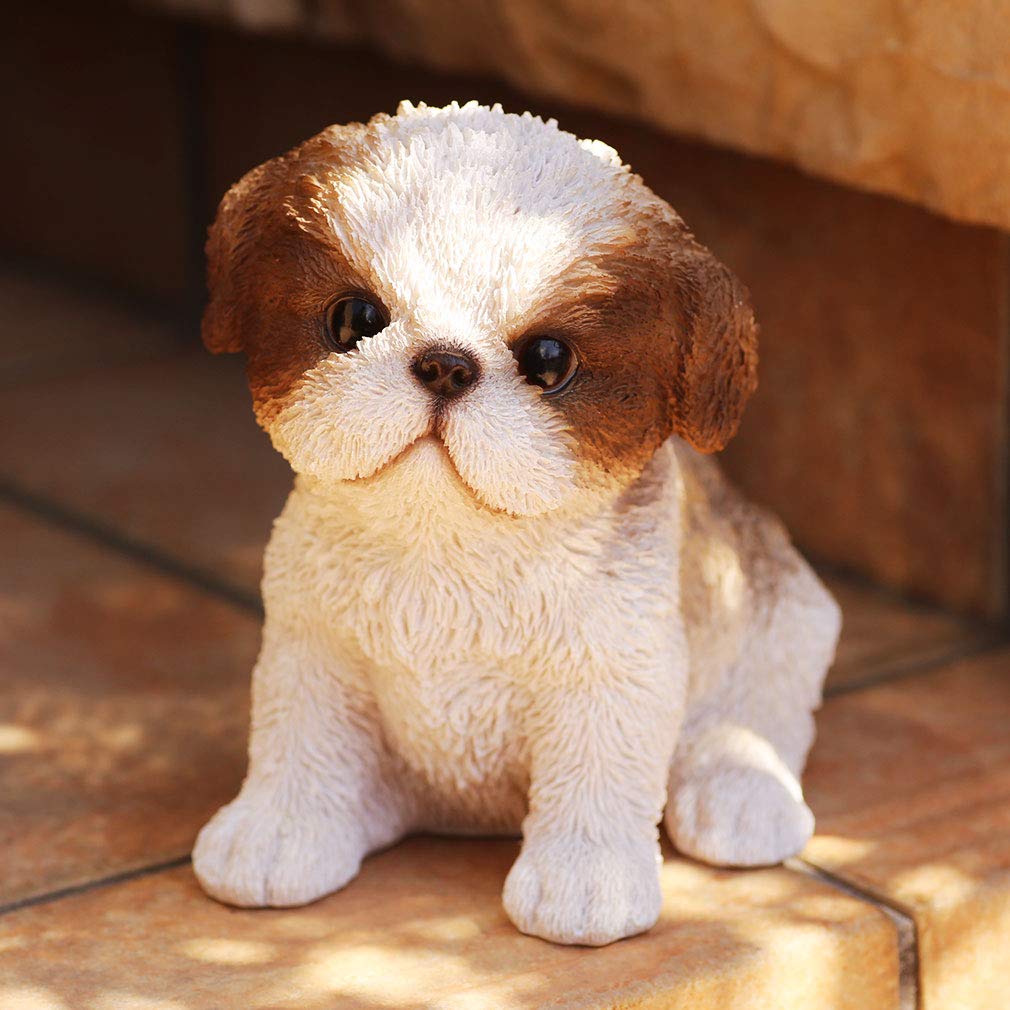 Amazon.co.jp: デバリエ ca181-s【正規品】犬の置物 シーズー レジン製