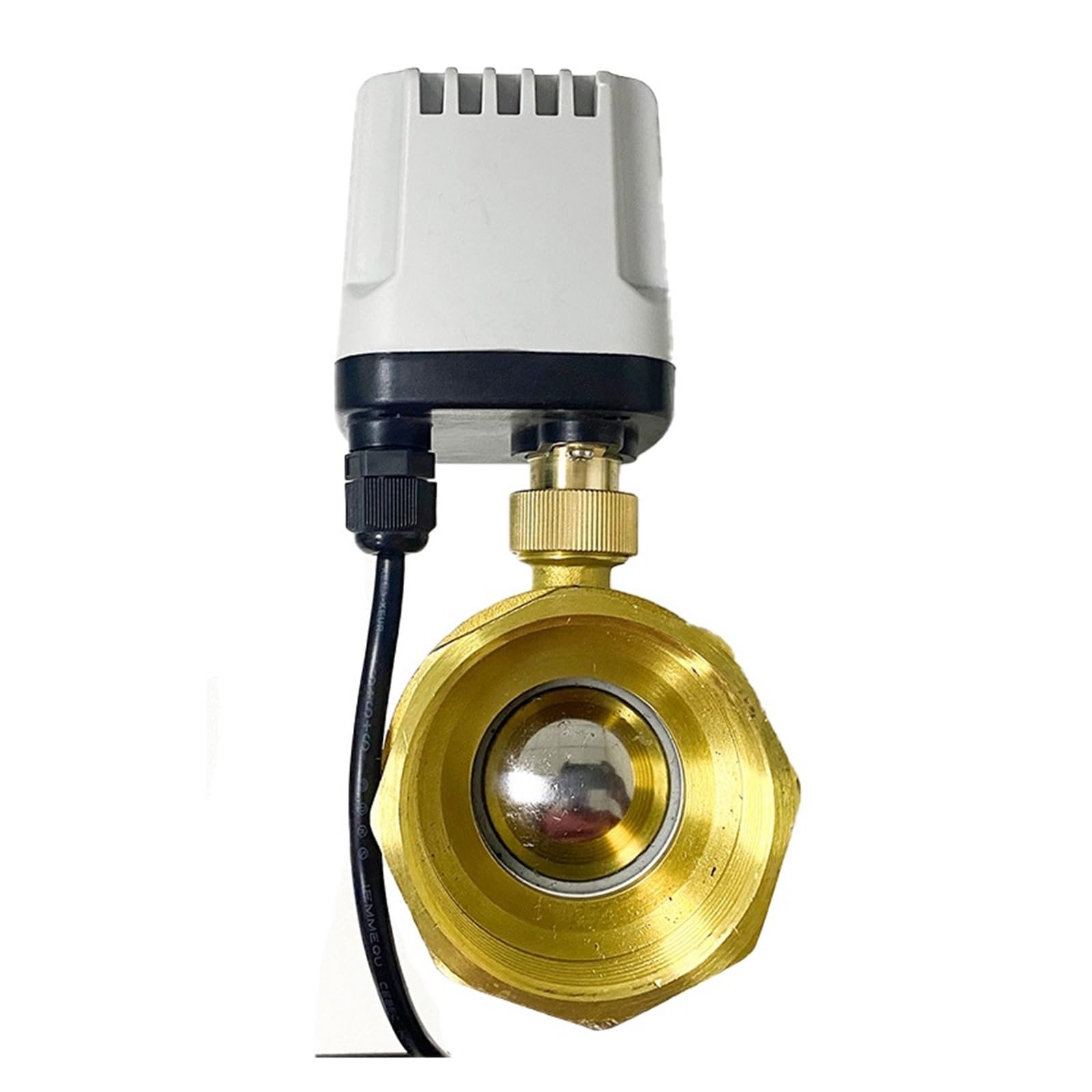 Válvula de bola eléctrica Válvula de bola motorizada impermeable IP65 de 2 ", 220V, 12V, 24V, 3 cables, 2 controles, Motor eléctrico de latón de gran torsión, 1 ud.(220VAC)