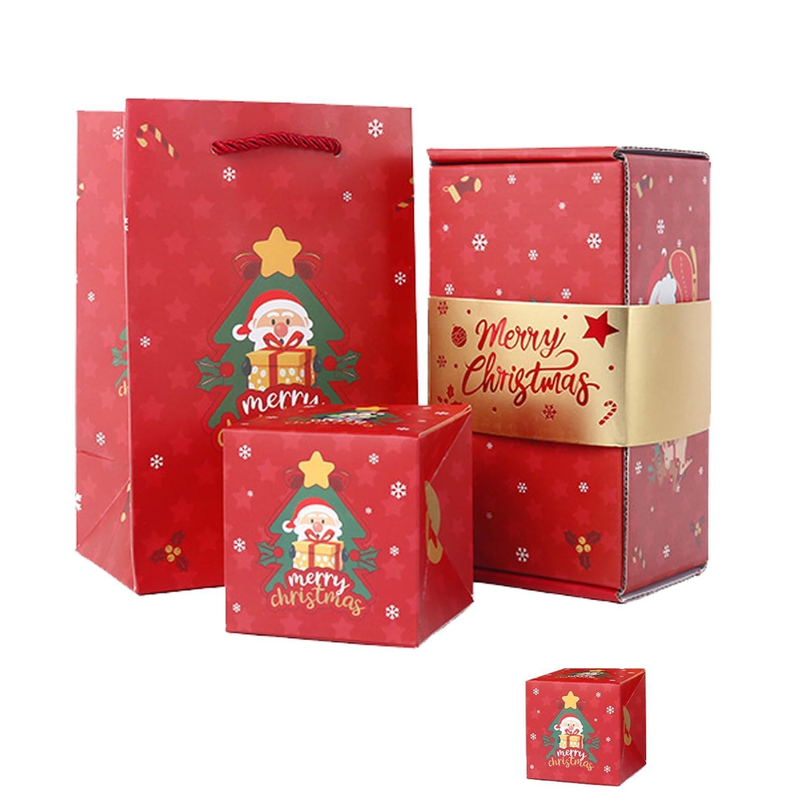 Kangnice Safe Kids Friendly Christmas Burst Up Box for Celebratory Amazements and Easy Storage Compact Holiday Deck Planner