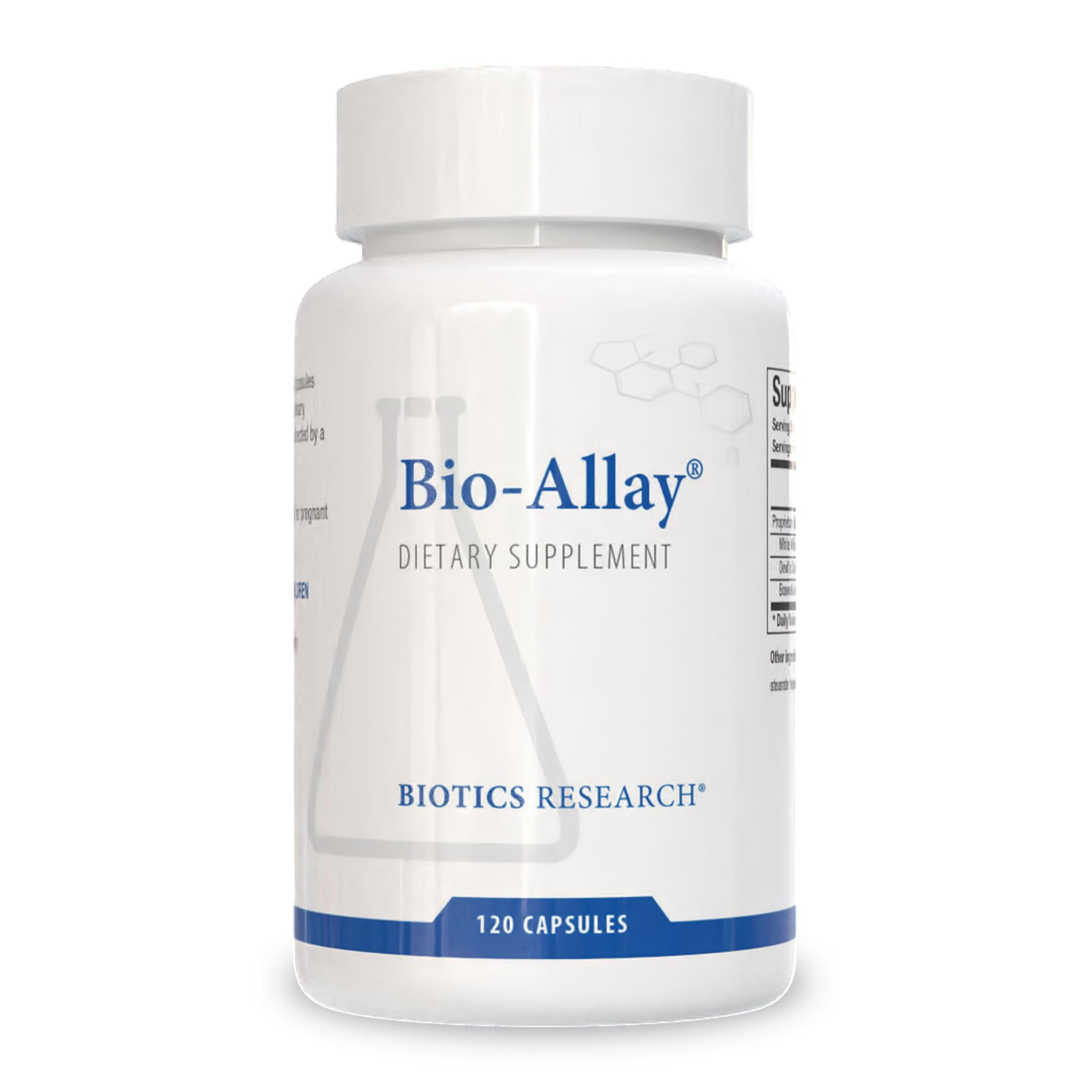 Biotics Research Bio Allay Supports Overall Physiological Balance, Joint Flexion and Comfort, Cartilage and Joint Support, White Willow, Devil’s Claw, Boswellia, 120 Capsules