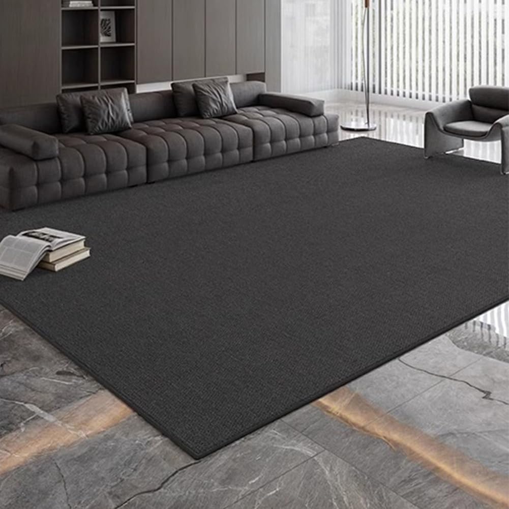 Tapis en coton tressé haut de gamme lavable et antidérapant au design bohème chic