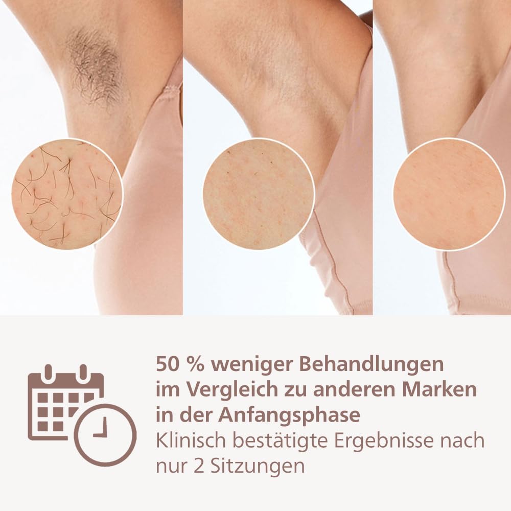 Philips Lumea IPL 9900 Series Haarentfernungsgerät BRI953/02 inkl. Lady Shaver BRL149/00 – Alternative zur Laserhaarentfernung – 3 Aufsätze für Körper, Gesicht & Präzisionsbereiche – kabellos