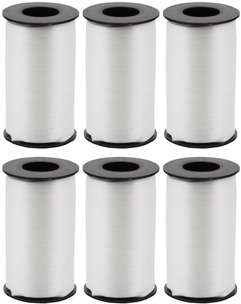 Splendorette Crimped Curling Ribbon .1875"X500yd-White