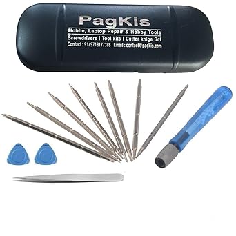 PagKis Screwdriver Tool Kit for Opening and Repairing Mobiles, PDA, Laptop with Openers and Tweezer