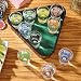 16-Piece Billiards Themed Novelty Shot Glass Bar Set with Serving Tray