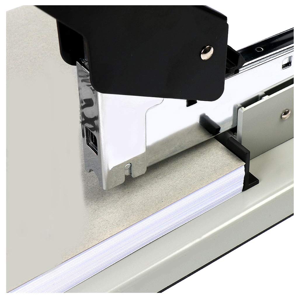 jinrun Cucitrice Heavy Duty pinzatrice, Manuale Ufficio cucitrice, Nero, Accessori for Desktop, 210 Pagina capacità, Leva Design, Risparmio del Lavoro Spillatrici
