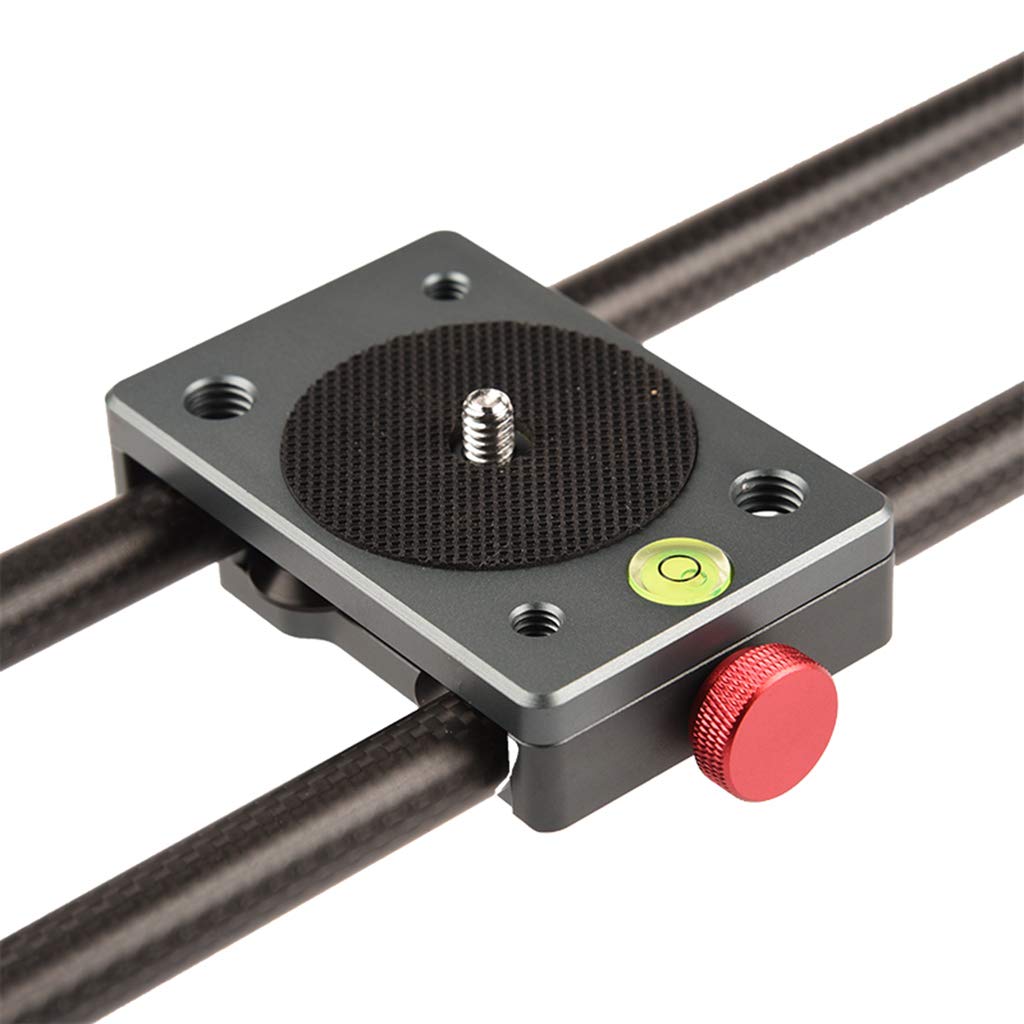 16 pollici/40cm Table Top Video Camera Slider In Fibra di Carbonio Aste Fino A 11lbs/5kgs Più Ampia Compatibilità Accessori