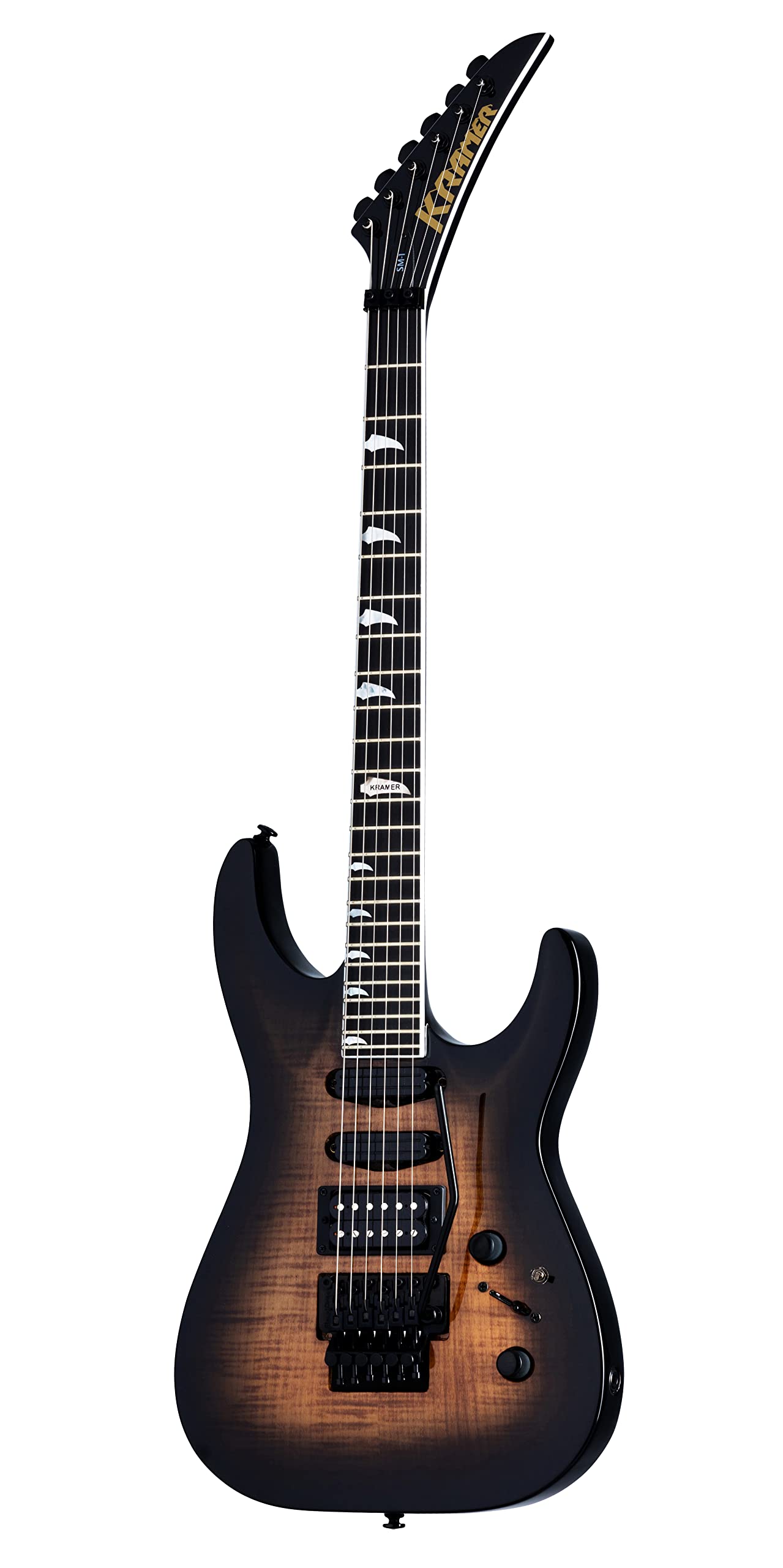 星条旗　kramer sm-1 figured トレモロアーム、 Amazon.com: Kramer SM-1 Figured Floyd Rose, Black Denim Perimeter