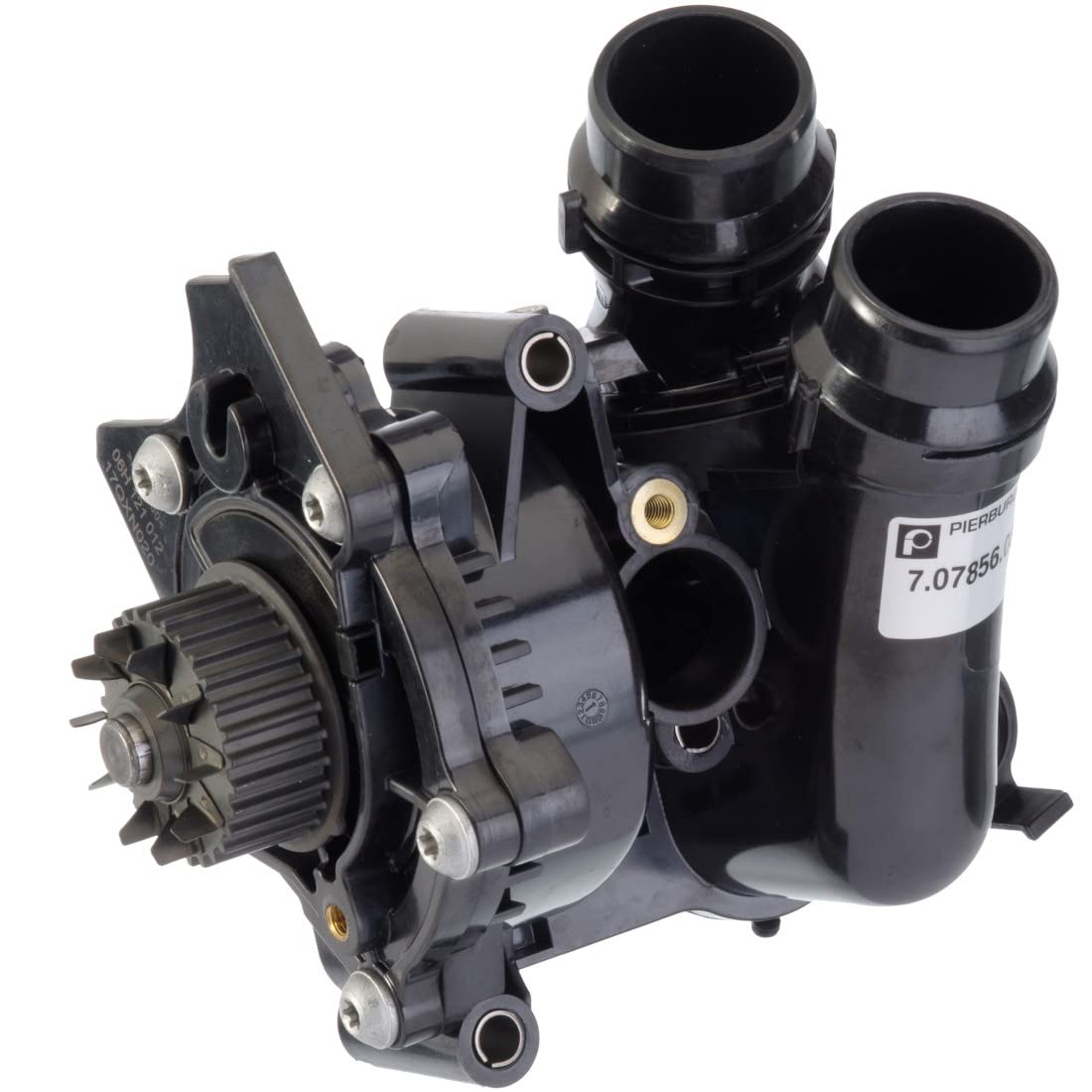 PIERBURG 7.07856.08.0 Bomba de agua con junta con sensor de temperatura con termostato con regulador de refrigerante Tipo de servicio: mecánico Compatible con AUDI A4 B8 Avant 8K5 A6 C7 Avant 4G5, 4GD