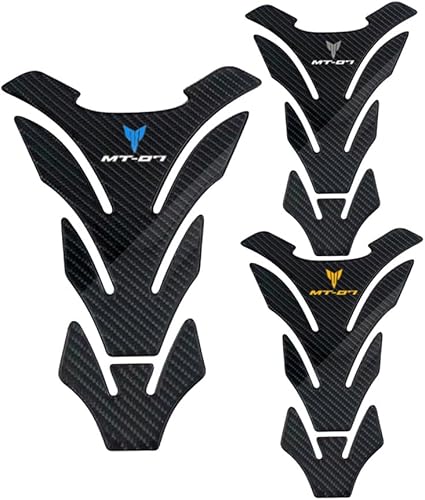 Vista 2 de Tank Pad Sticker Motorcycle Fuel Tank Pad Cover Protector Decal Stickers for Yam&aha MT-07 MT 07 MT07