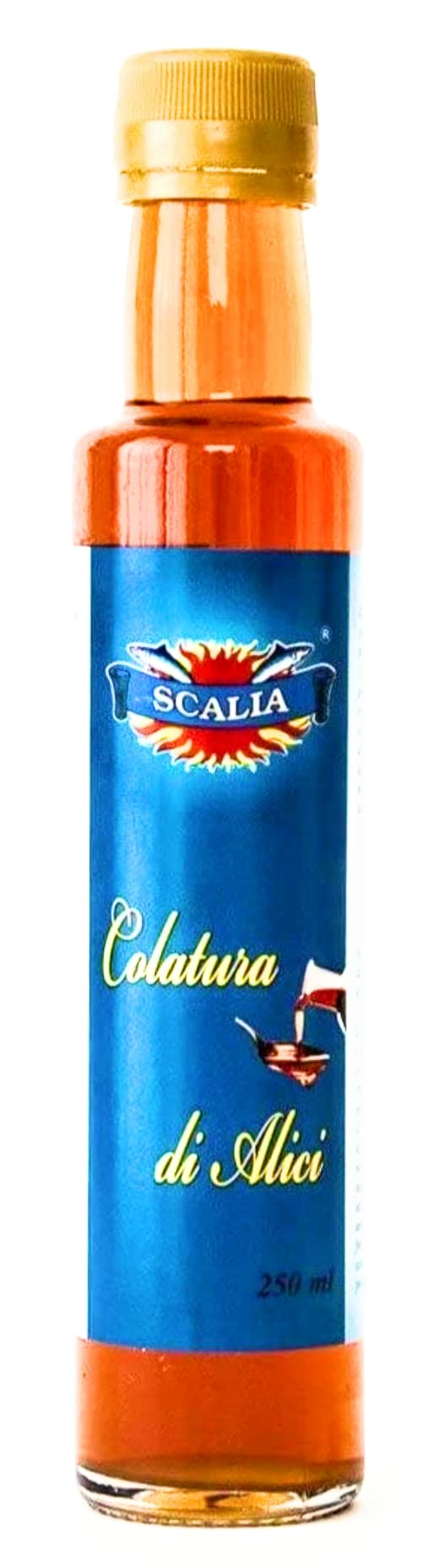 Scalia Colatura di Alici (250ml) handwerklich aus Sizilien- italienische Fischsauce aus Sardellen