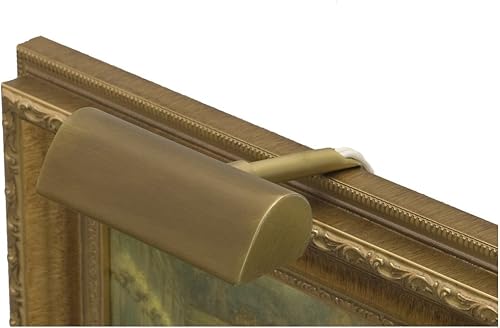 House of Troy T4-76 - Luz de imagen tradicional, 4 pulgadas, latón desgastado