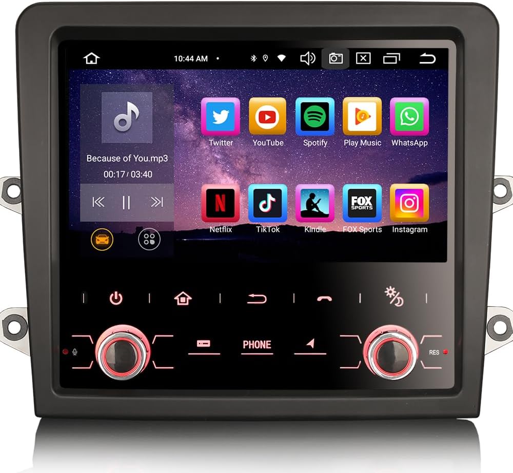 8-Core 4+64GB Android 14 Car Stereo for Porsche Cayman Boxster 718 911 981 997 Support GPS Sat Nav Carplay Android Auto DSP Bluetooth 5.0 Dual Band Wifi DAB+ TPMS DVB-T2 OBD2 PCM3.1