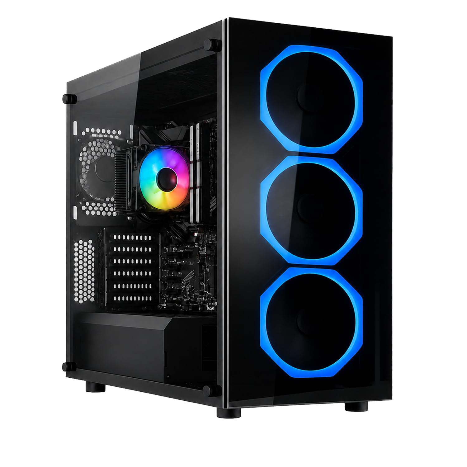 Pc Desktop i5 14400, Ram 16Gb 3200Mhz, Ssd M2 Nvme 500Gb Grafica UHD 730, Wifi,Dissipatore Rgb, Windows 11 Pro,Antivirus Defender