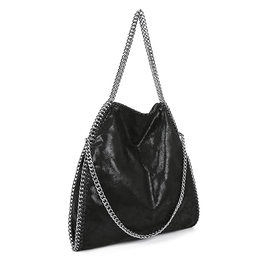 JOTHIN Large Crossbody Bags for Women Tote Bag for Women Womens Shoulder Bags Chain Purse Designer Handbags for Women(Black)