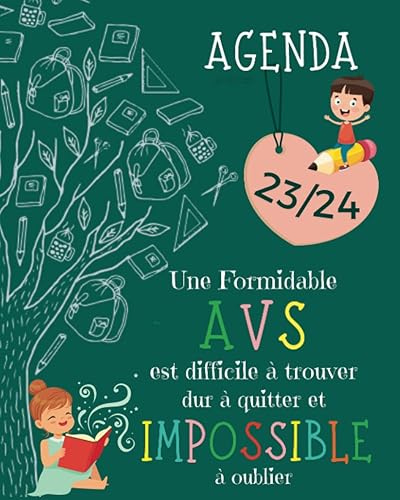 Cadeau AVS: Agenda Planificateur hebdomadaire une semaine sur 2 pages | Original, Pratique, Utile.