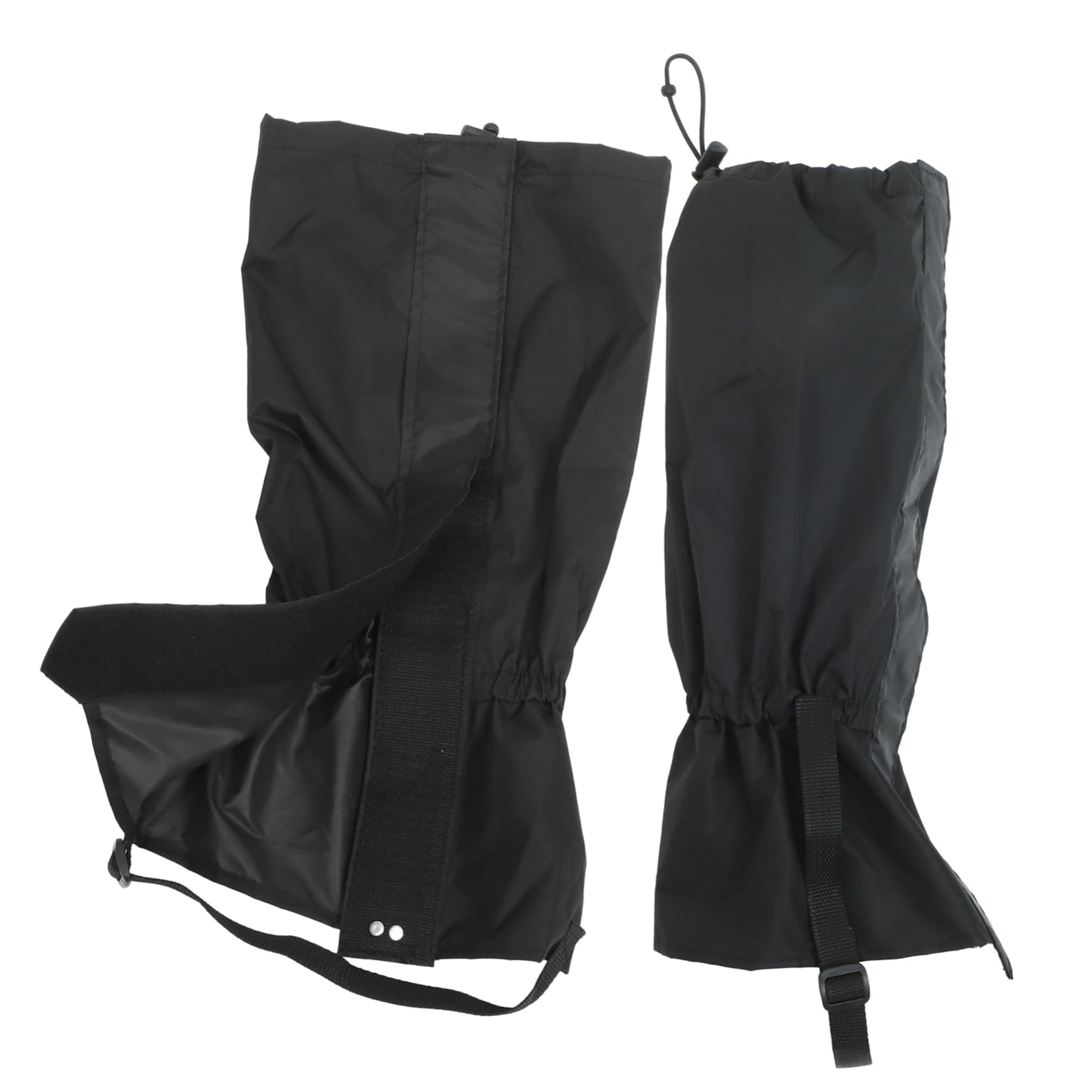 UPKOCH Guêtres de Randonnée Étanches Réglables pour Adultes Protection Eau Saleté Accessoires de Camping de Trekking Couleur Noire