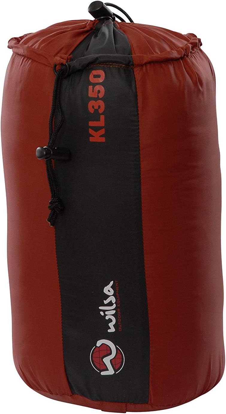 Wilsa Down Kl 350 Sleeping Bag - Red, One size