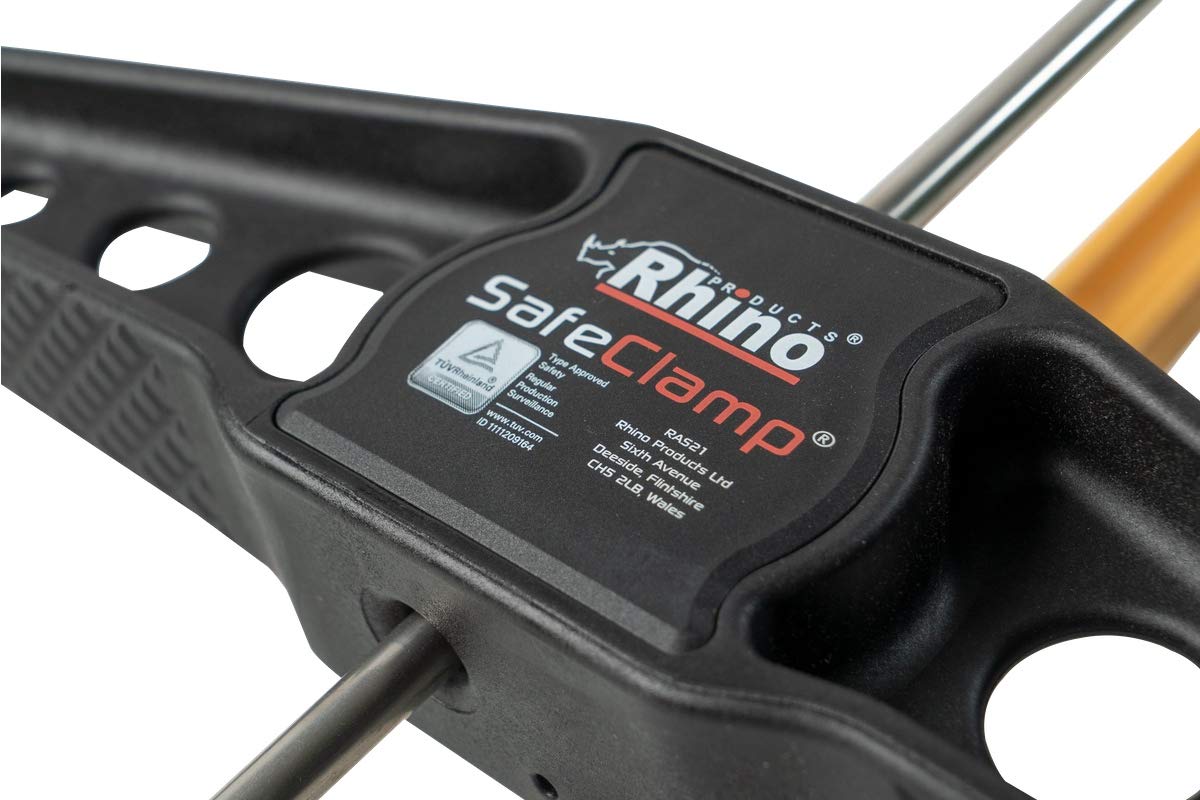 Rhino RAS21 SafeClamp Leiterhalter für Dachträger Leitersicherung Safe Clamp 1 Paar