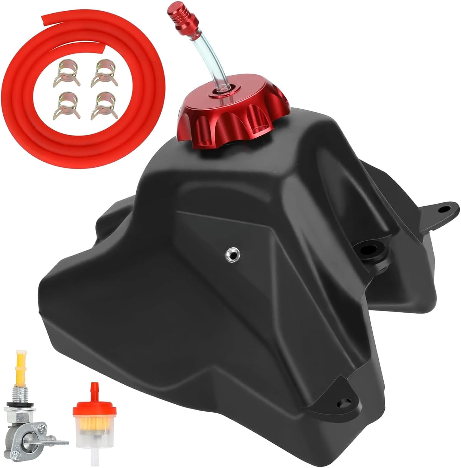 SOFO Dirt Bike Gas Fuel Tank for CRF50 XR50 SSR125 50cc 70cc 110cc 125cc engine for Baja 49 TaoTao Pitster Pro SDG 107 Roketa Kazuma Yamoto Sunl Eagle Motorcycle Parts