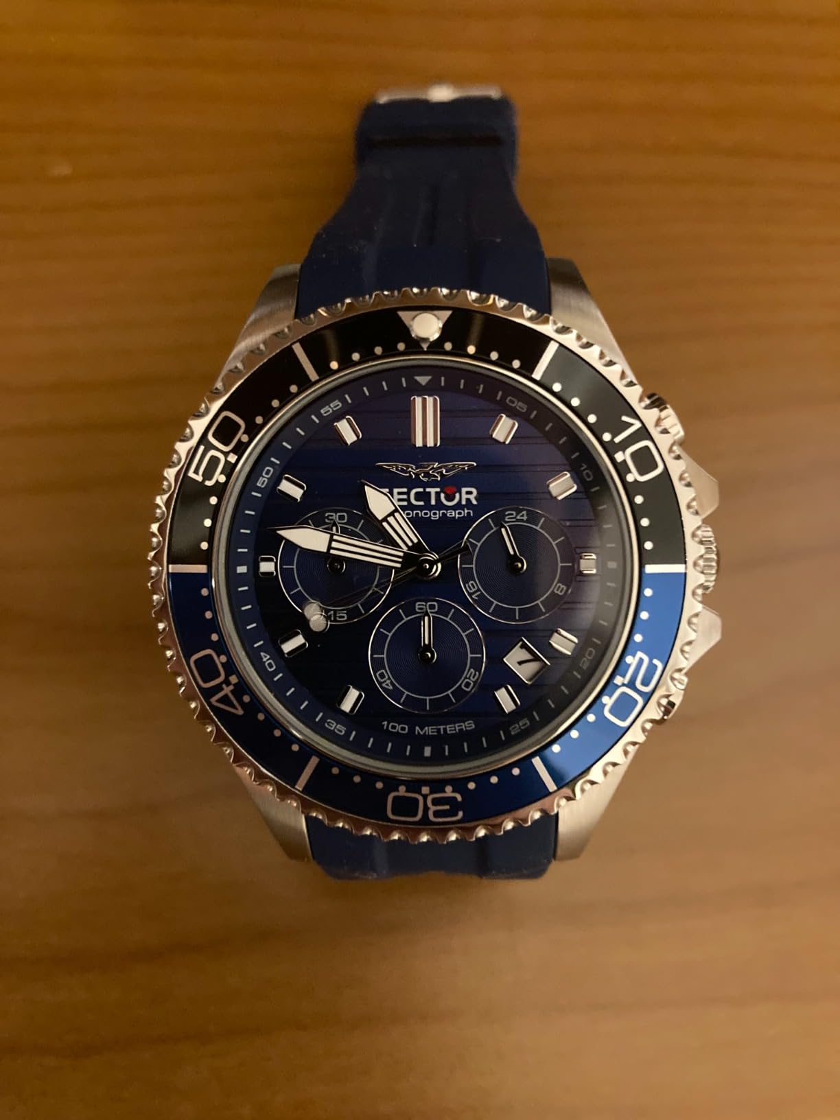 Orologio Sector Uomo - 230 - Cronografo - 43 mm - Blu - R3273661035