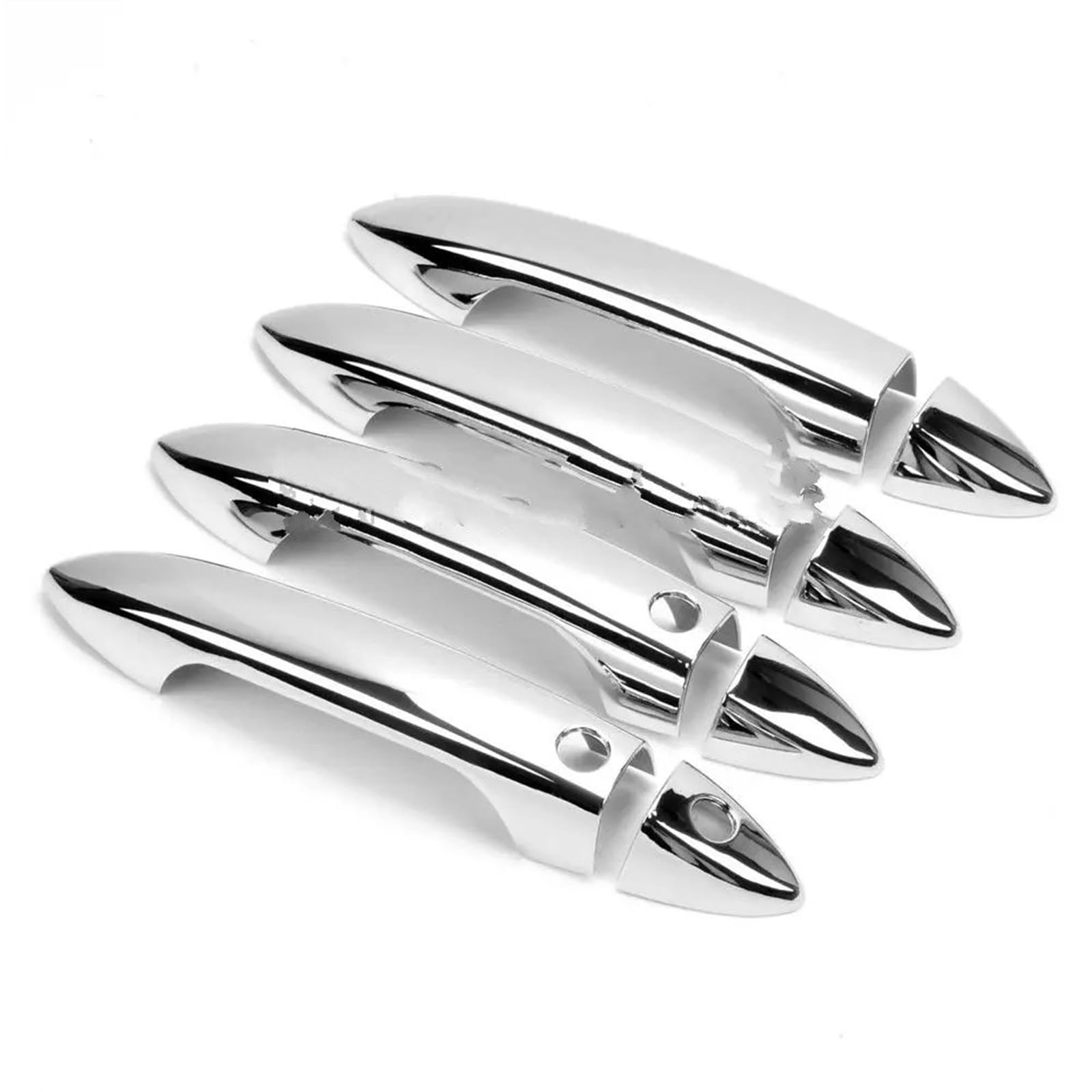 OUVECR for Accord MK9 2013 2014 2015 Door Handle Cover with Smart Key Hole ABS Chrome Molding Trim Bezel Accessories Car Outer Door Handle(with 2 Smart Keyhole)