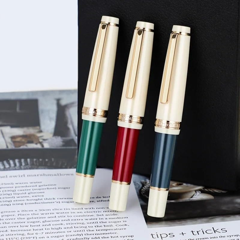 Stylo plume or et lavande XMKT l'élégance d'une écriture fine