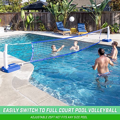 Gosports Splash Hoop 2-In1 Full Court Pool Basketball & Volleyball Game Set #TOP4