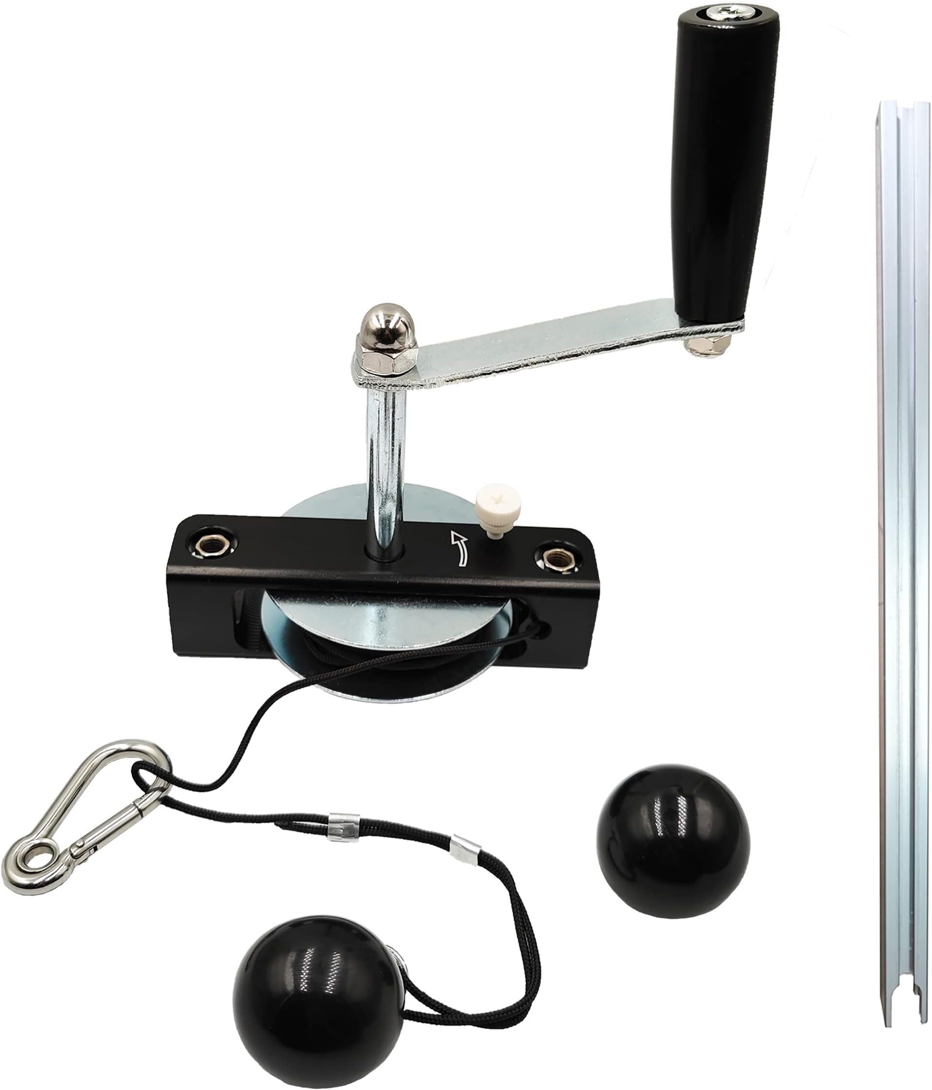 LAJIAOZ Winch System The Manual Winch for The Chainsaw Mill - Makes Milling Easier,Cut Smoother and Save Effort (Winch kit)