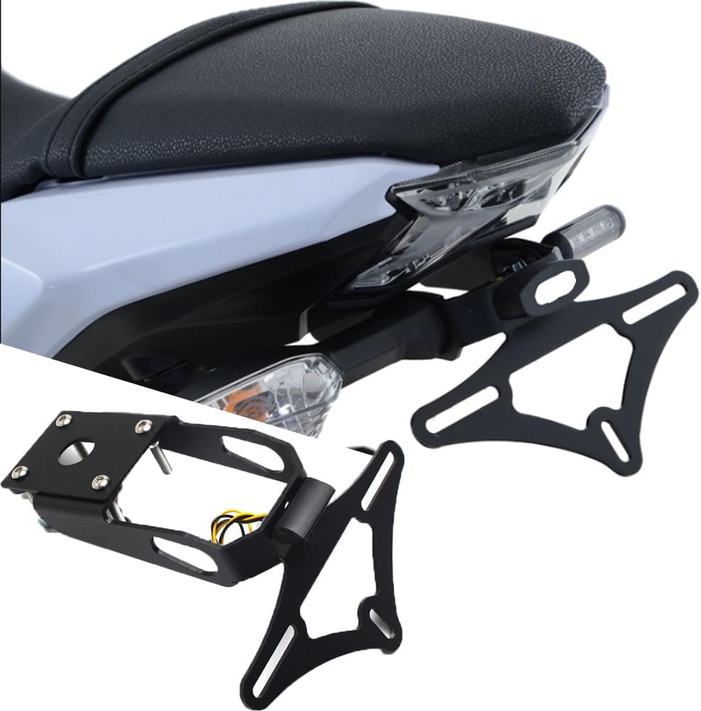 Generic License Plate Holder Rear Tail Frame Fender Eliminator Bracket Competible With Ninja Z 650 NINJA650 Z650 2017 2018 2019 2020 2021 2022