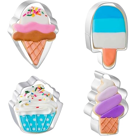 Cookie Cutters for Ice Cream Delights: Precision-Crafted Treats for Summer