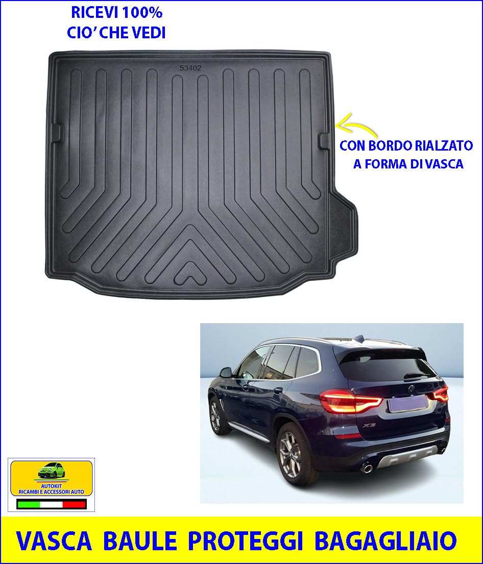 Vasca Baule Protezione Bagagliaio auto Specifica COMPATIBILE con X3 (G01) prodotte dal 08/2017 in poi - 8011392