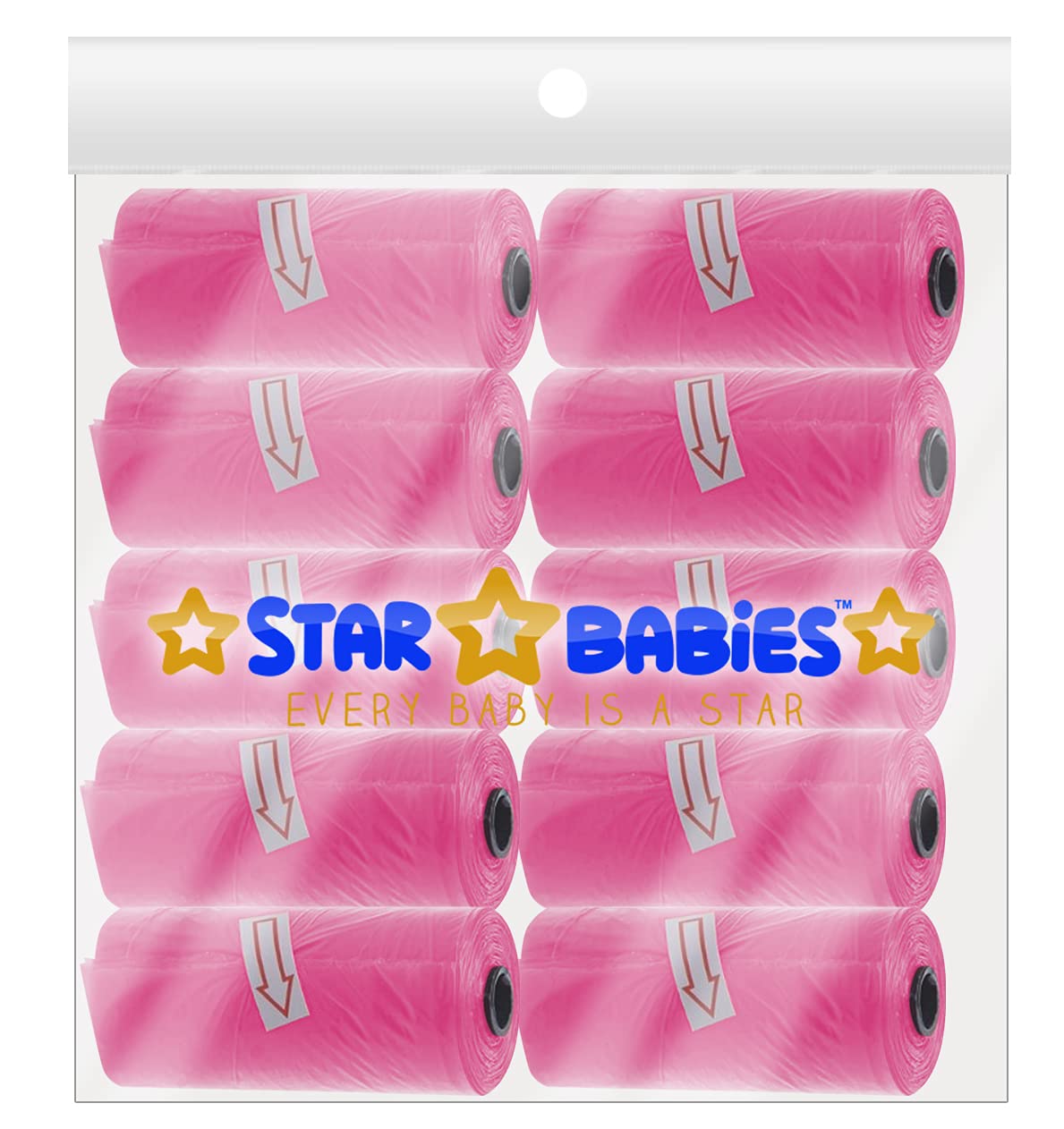 Star BabiesBig Scented Bag - Pink, 300 Bags, Pack Of 1