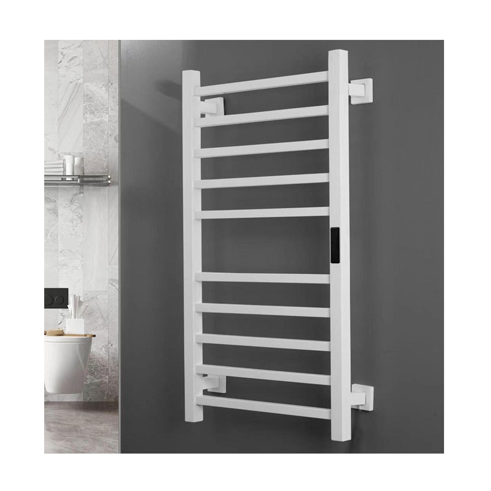 Toallero calefaccionado de acero inoxidable para ropa y toallas