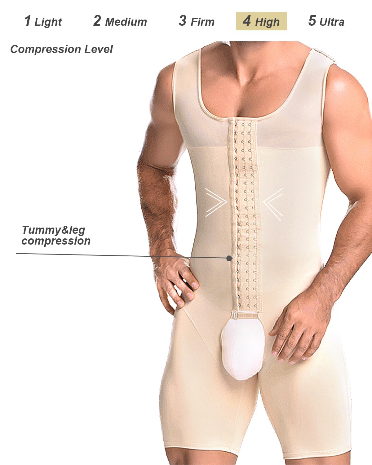 Débardeur Gainant Homme Compression Shapewear Maillot de Corps Gaine Ventre Plat Minceur sans Couture