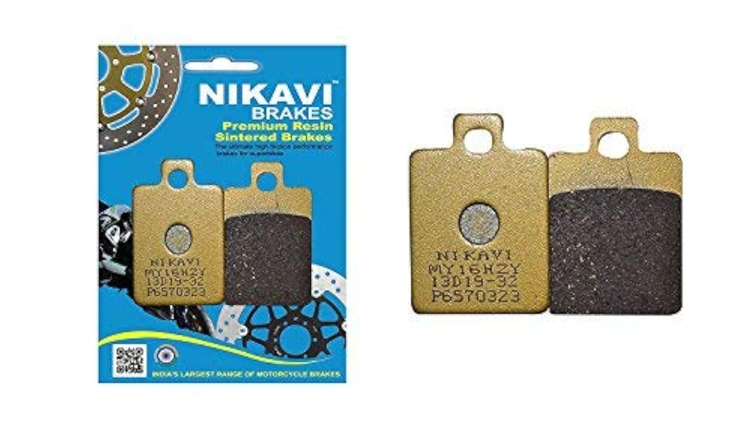 NIKAVI GDP03 Front Brake Pad Compatible for Piaggio Vespa (Front)-picture-19