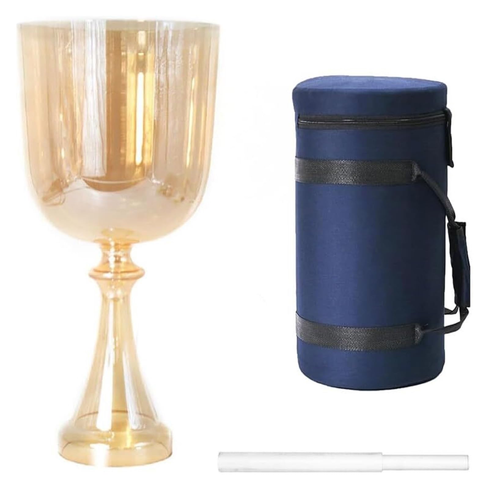 SBCGFY Crystal Singing Bowl, 7 Inch 432Hz With Carry Case And Acrylic Striker, Meditation Prop, Relieves Fatigue And Anxiety,G Note