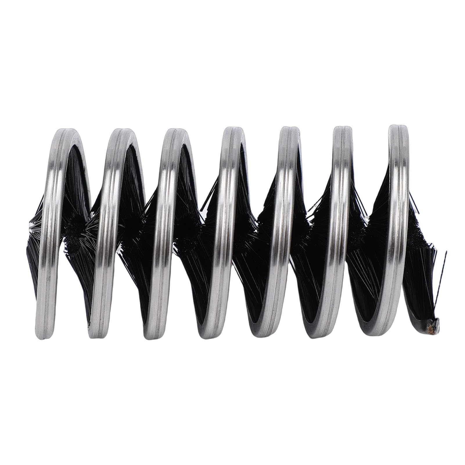 Fafeicy Seilreinigungsbürste, Edelstahl-Spiralschnurbürste, 360-Grad-Rundum-Nylon für Kletterseilausrüstung, Wäscheleine
