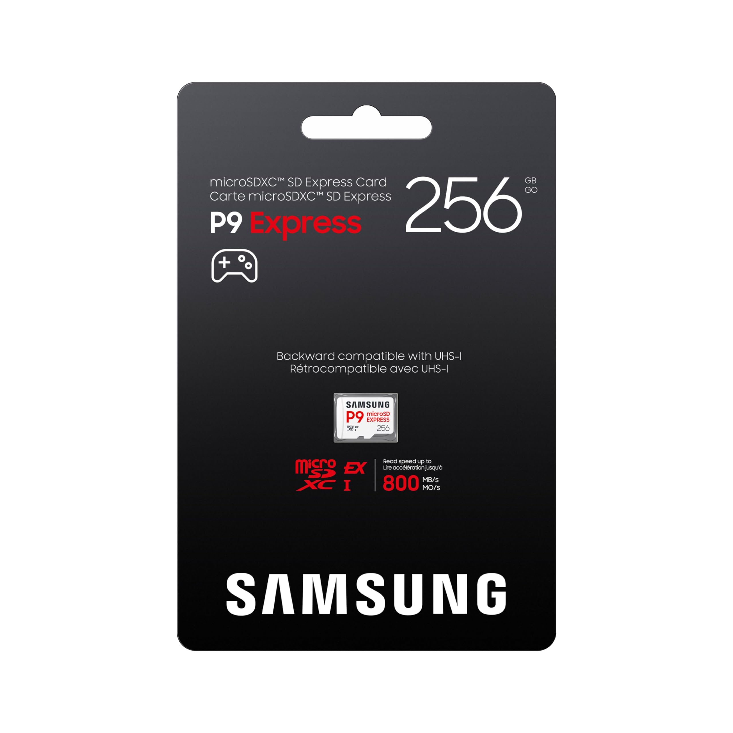 Samsung Samsung P9 Express microSD Express Card, 256GB microSDXC Memory Card, Up to 800 MB/s, for Nintendo-Switch ™ 2, (MB MK256T/AM) in use