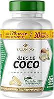 Óleo de Coco (Leve 120 Pague 90 Cápsulas) - Tem potente ação antibacteriana e antiviral, Propriedades calmante, hidratantes e antioxidantes