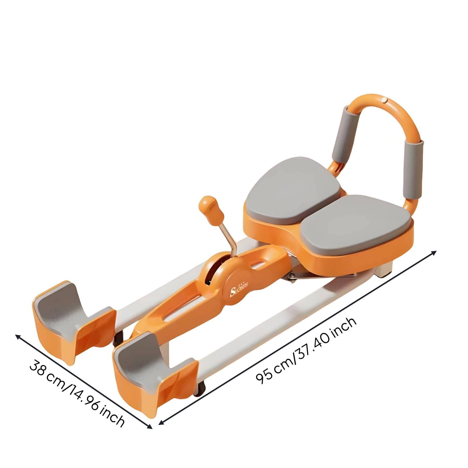 Leg Stretching Allungamento Gambe Spaccata Macchina Stretcher Attrezzo Palestra Casa Regolazione Centrale per Apertura 0-210 Gradi E Appoggi