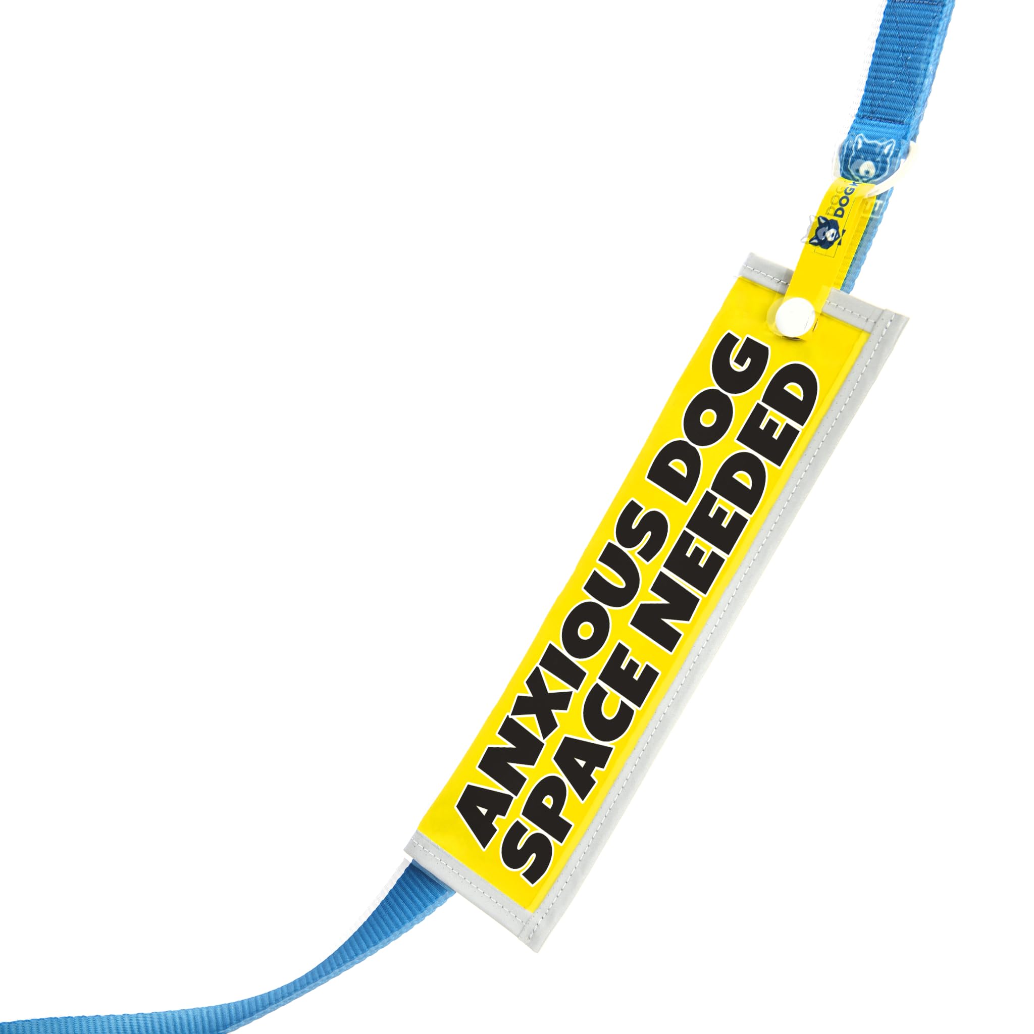 Anxious Dog, Space Needed Lead Sleeve, High Visibility Warning Wrap for Reactive Nervous Dogs - Image 2