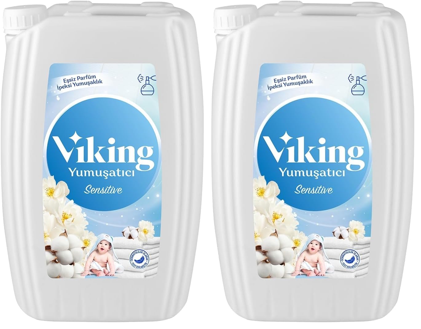 Viking Çamaşır Yumuşatıcısı Sensitive 5 Litre (2 paketi)
