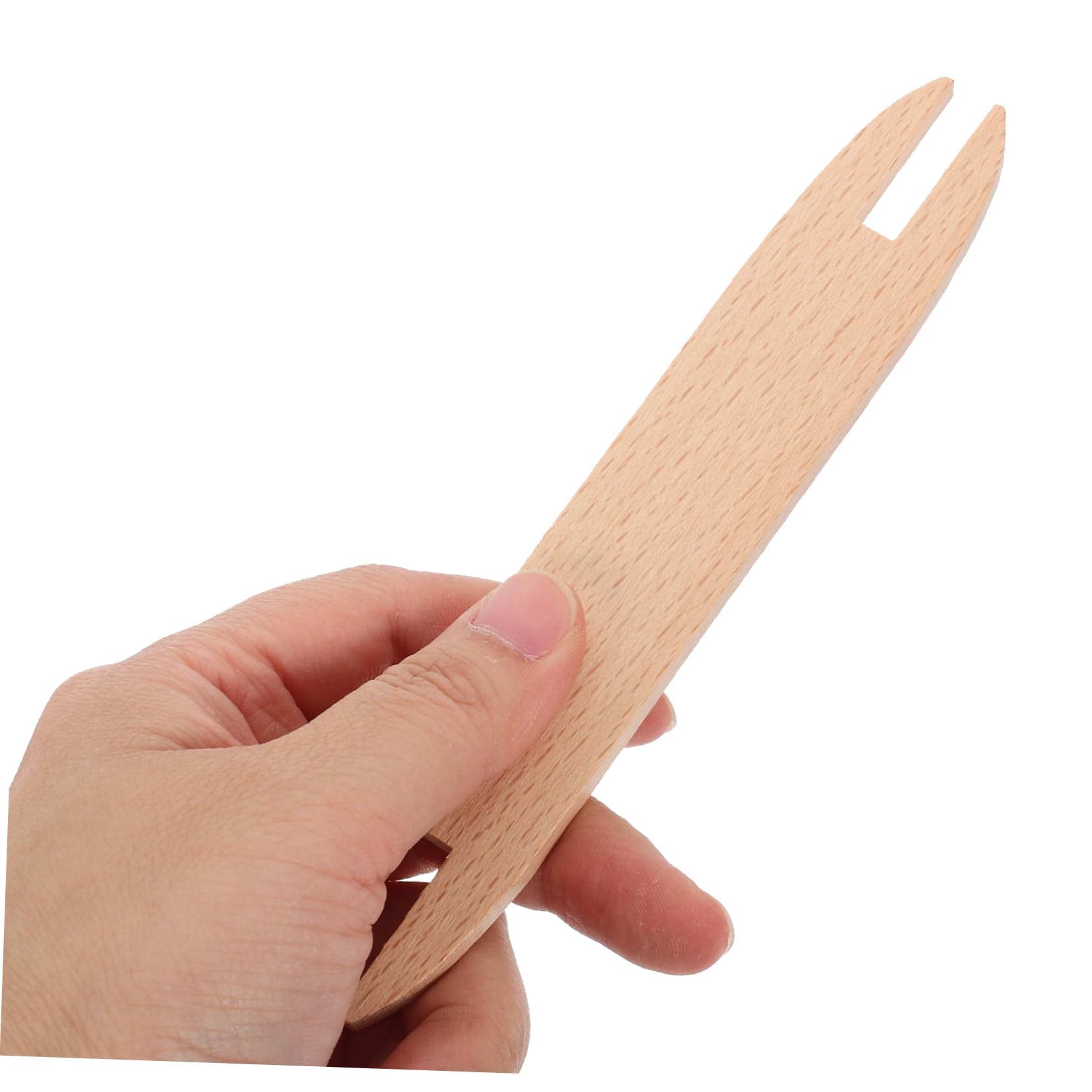 TEHAUX 20pièces Navettes Bois pour Tricot Et Tissage Outils De Couture pour Écharpes Pulls Et Tapisseries Accessoires De Tricot Bois Naturel