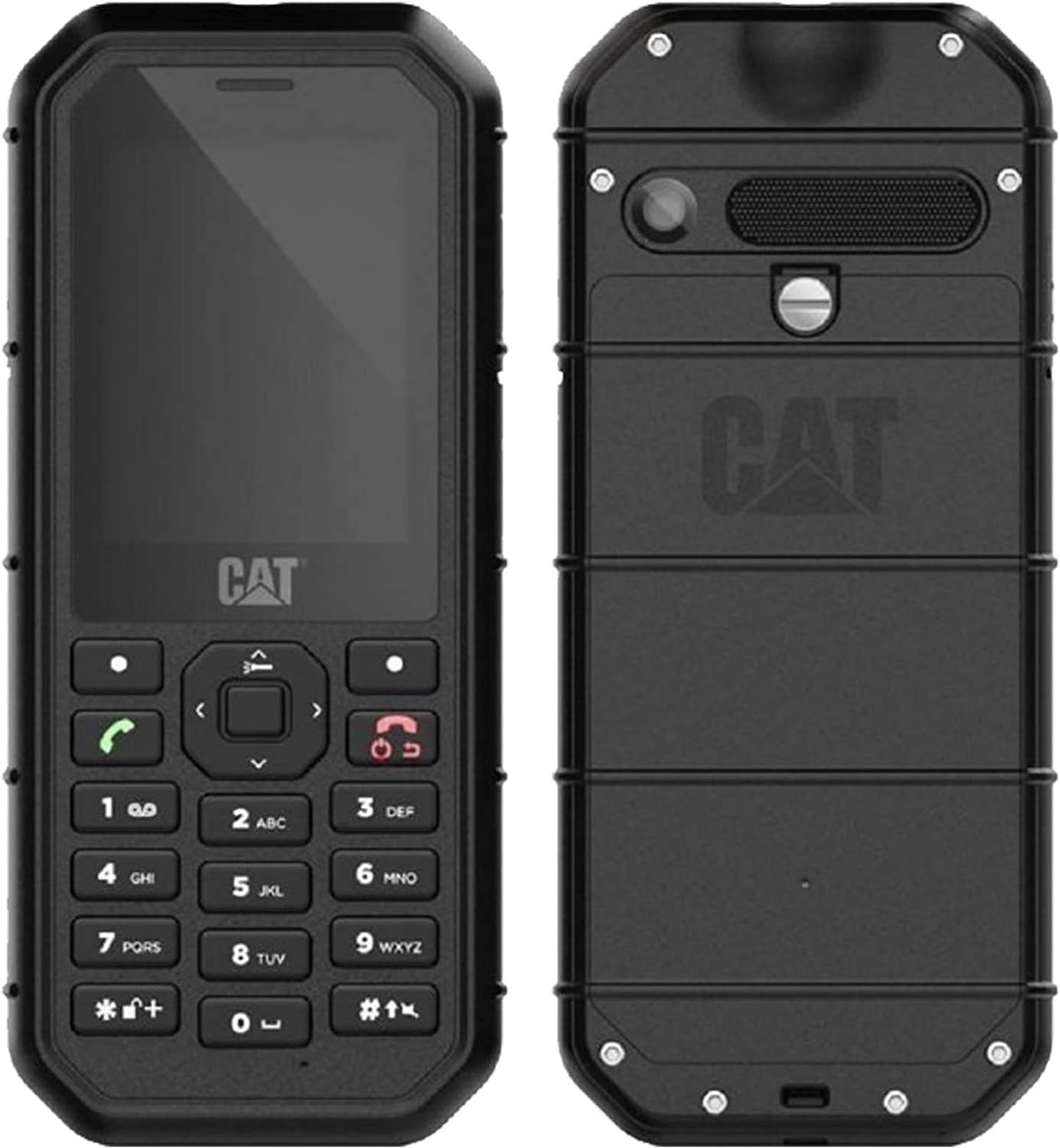 CAT B26 Black 2.4" 8MB 2G Unlocked & SIM Free Mobile Phone, CB26-DAE-EUA-KN