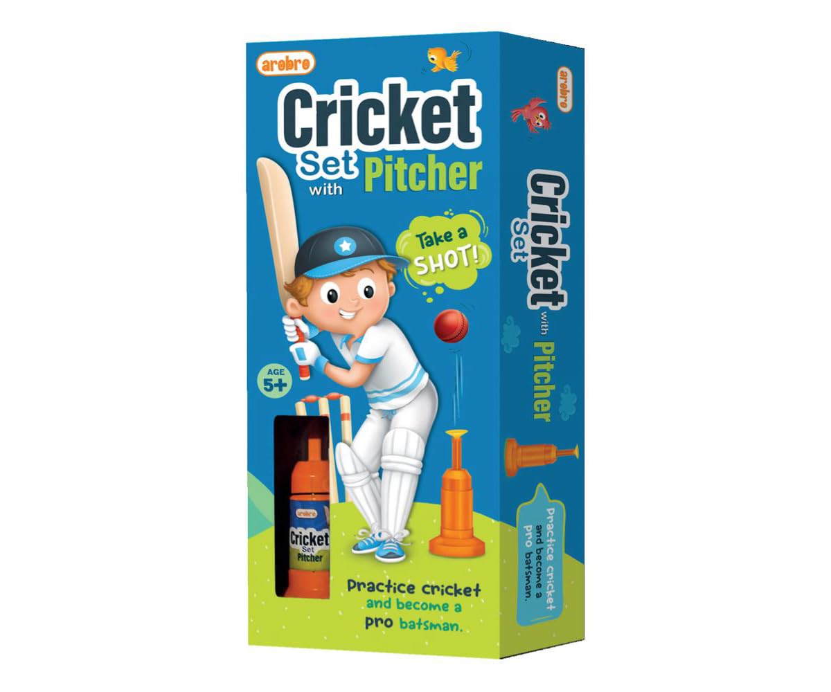 Arobro Cricket Set with Pitcher - Kids Cricket Set (Age 6+)-image-48